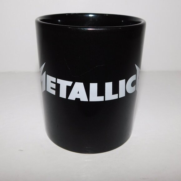 2019 Blackout Merch METALLICA Band Black White Mug - Picture 2 of 6